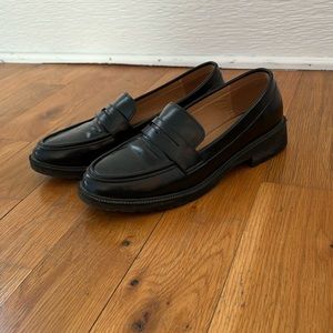 Black Slip On Loafers